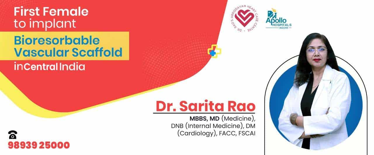 Dr. Sarita Rao, Sr. Interventional Cardiologist | Best heart specialist in Indore