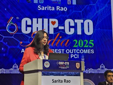 Dr Sarita Rao - Best Women Cardiologist in India - CHIP-CTO India 2025