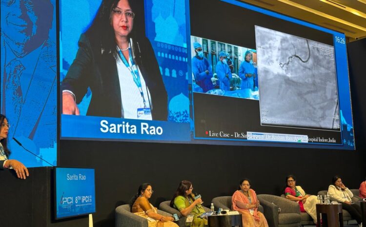 Dr. Sarita Rao Best Cardiologist - Presented Live in box Case of Rotablation & Cutting Balloon at IPCI Hyderabad