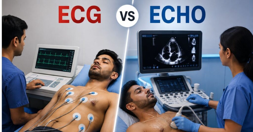 ECG vs Echo: What’s the Difference and Which Heart Test Do You Need?