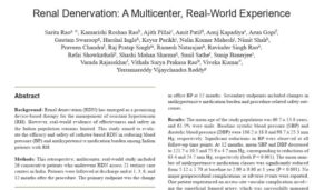 India’s First Multicenter Real-World Study on Renal Denervation