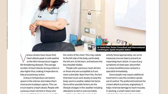 Dr Sarita Rao Best Heart Specialist in Indore