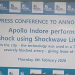 Press Meet of Successful case of Rotashock using Shockwave Lithoplast by Dr. Sarita Rao - Best Cardiologist in Indore