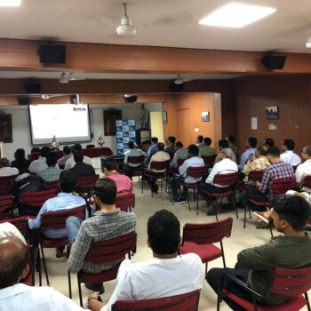 Dr. Sarita Rao, Interventional Cardiologist, demonstrated the Basic Life Support procedure at the INCOME TAX COMMISSIONERS OFFICE