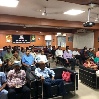 Dr. Sarita Rao, Interventional Cardiologist, demonstrated the Basic Life Support procedure at the INCOME TAX COMMISSIONERS OFFICE