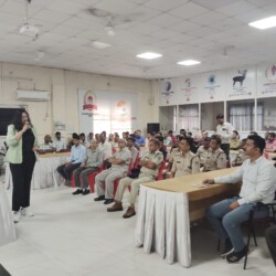 Health talk at Police Training Academy - Dr Sarita Rao