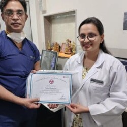 Dr Sarita Rao - First Internship program by CASI at Apollo Hospitals